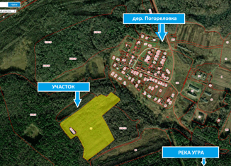 Продается участок, 1290 сот., деревня Погореловка