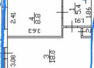 Продажа двухкомнатной квартиры, 42 м2, Санкт-Петербург, Звёздная улица, 18, Звёздная улица