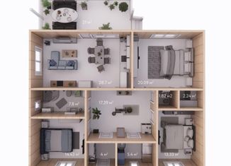 Продажа дома, 135 м2, село Шигали, Советская улица, 52Б