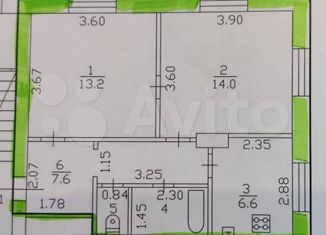 Продается 2-ком. квартира, 46 м2, Луга, Партизанская улица, 9А