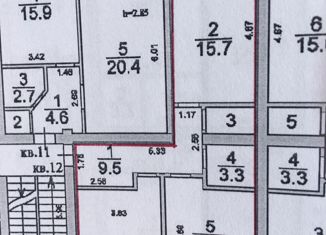 Продам двухкомнатную квартиру, 67.8 м2, Лермонтов, улица Матвиенко, 9к2