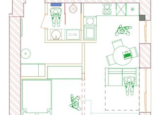 Продажа 1-ком. квартиры, 31.4 м2, Самара, Галактионовская улица, 102Г, Ленинский район