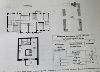 Продается квартира студия, 25.7 м2, поселение Десёновское, 3-я Нововатутинская улица, 4