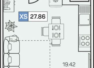 Продается квартира студия, 27.9 м2, Архангельск, улица Валявкина, 30к3, Соломбальский округ
