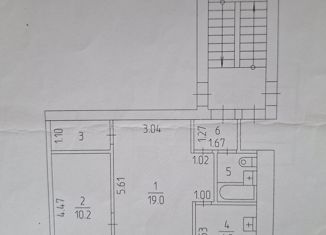 Продаю 2-ком. квартиру, 42.6 м2, Пермь, бульвар Гагарина, 79, Мотовилихинский район