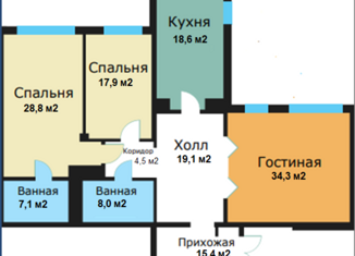 Продажа 3-ком. квартиры, 153.7 м2, Москва, улица Архитектора Власова, 6, метро Профсоюзная