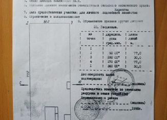 Продаю земельный участок, 28 сот., поселок Караагаш, Огородная улица, 14