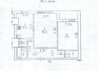 Продажа 2-ком. квартиры, 50.3 м2, Удмуртия, улица Ленина, 112