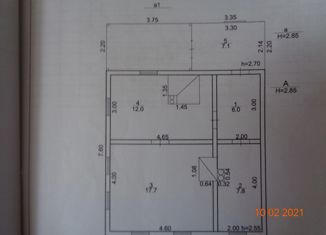 Продаю дом, 46 м2, село Ахуново, переулок Некрасова