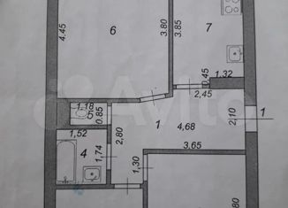 Продается трехкомнатная квартира, 61 м2, поселок городского типа Маслова Пристань, улица 72-й Гвардейской Дивизии, 85