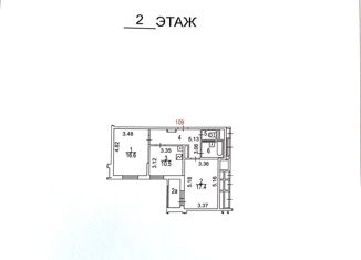 Продам двухкомнатную квартиру, 59.4 м2, Москва, Волгоградский проспект, 138к4
