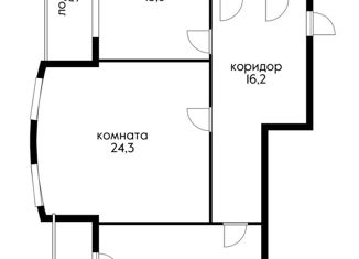 2-ком. квартира на продажу, 76 м2, Краснодар, улица Можайского, 55, улица Можайского