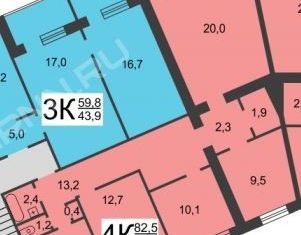 4-комнатная квартира на продажу, 82.5 м2, Нижний Новгород, Берёзовская улица, 112, Московский район