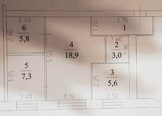 Продам 2-ком. квартиру, 45 м2, Кемерово, Инициативная улица, 25А, Кировский район