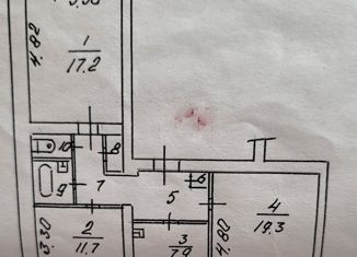 3-ком. квартира на продажу, 74.6 м2, Вологда, Воркутинская улица, 13, 5-й микрорайон