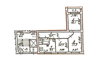 Продаю 3-ком. квартиру, 63 м2, Санкт-Петербург, Искровский проспект, 9В, Искровский проспект