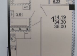 Продается 1-комнатная квартира, 36 м2, Новомосковск, Донская улица, 2