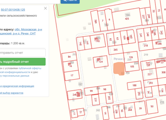 Продажа участка, 12 сот., садовое товарищество Речки-2