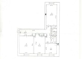 Продам 3-ком. квартиру, 75 м2, Киров, Октябрьский проспект, 52