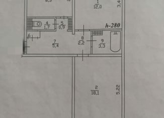 Продам двухкомнатную квартиру, 54.8 м2, Николаевск-на-Амуре, улица Горького, 35А