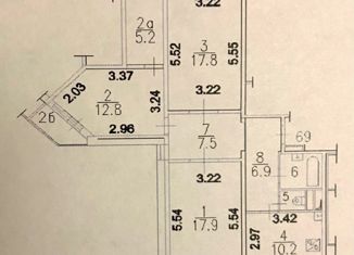 Продам 3-комнатную квартиру, 86.3 м2, Москва, район Марфино, Большая Марфинская улица, 4к5