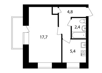Продам 1-комнатную квартиру, 31.3 м2, Санкт-Петербург, улица Орбели, 20, метро Площадь Мужества