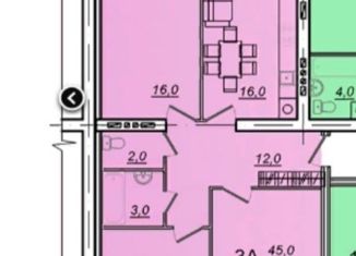 Продается трехкомнатная квартира, 80 м2, Вологда, Северная улица, 36В, микрорайон Водники