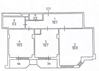 2-ком. квартира на продажу, 93 м2, Москва, Ломоносовский проспект, 25к3, ЖК Доминион