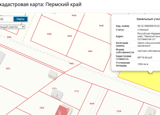 Продается участок, 10.54 сот., коттеджный поселок Мокино Грин