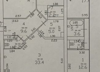 Продается 3-комнатная квартира, 89 м2, Нижегородская область, улица Зернова, 17