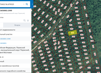 Продается земельный участок, 872 сот., деревня Мостовая (Сылвенское сельское поселение), Старинная улица, 2