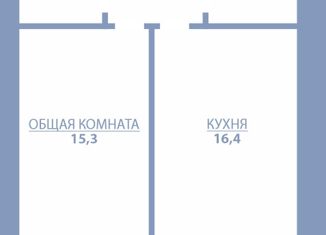 Продажа 1-ком. квартиры, 43.5 м2, Тамбовская область, улица Подвойского, 6В