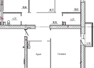 4-комнатная квартира на продажу, 132.5 м2, Красноярск, ЖК Александровский, улица 78-й Добровольческой Бригады, 26