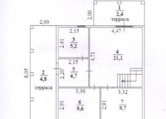 Дом на продажу, 104.6 м2, деревня Блохино, Завидная улица