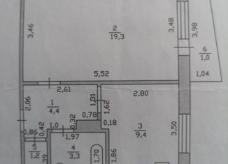 Однокомнатная квартира на продажу, 38.6 м2, Тамбов, бульвар Энтузиастов, 1Жк2, Октябрьский район