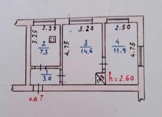 Продам двухкомнатную квартиру, 36.8 м2, поселок Садовый, Пролетарская улица, 1