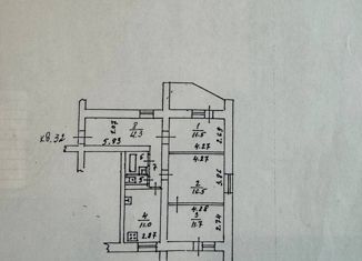 Продается трехкомнатная квартира, 76.8 м2, Владимир, улица Белоконской, 12