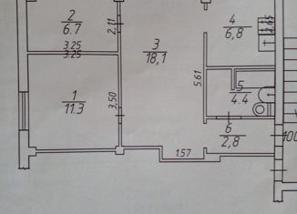 Продаю 3-ком. квартиру, 54 м2, Людиново, улица Маяковского, 260