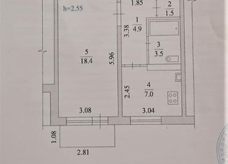 Продаю 1-ком. квартиру, 35.3 м2, Благовещенск, Литер, 17
