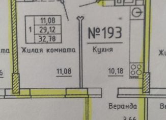 Продам однокомнатную квартиру, 33 м2, Ростов-на-Дону, Магнитогорская улица, 2А, ЖК Екатерининский