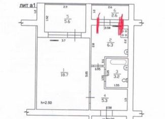 Продаю однокомнатную квартиру, 41.7 м2, село Горное Лоо, Камчатская улица, 32В