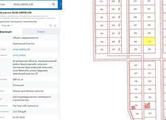Продается участок, 6 сот., село Маячное, Рыбацкий переулок