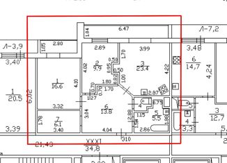 Продам 2-ком. квартиру, 77 м2, Санкт-Петербург, метро Академическая, Пискарёвский проспект, 37к2