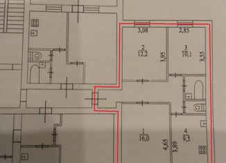 Продам 3-ком. квартиру, 64 м2, Ленинградская область, улица Зарубина, 13