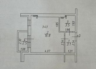 Продается квартира студия, 23.4 м2, аул Новая Адыгея, Бжегокайская улица, 23/1Ак2, ЖК Мята