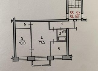 Продажа 2-ком. квартиры, 43.8 м2, Губаха, проспект Ленина, 29