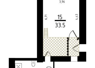 1-ком. квартира на продажу, 33.5 м2, Москва, улица Коминтерна, 4, Бабушкинский район