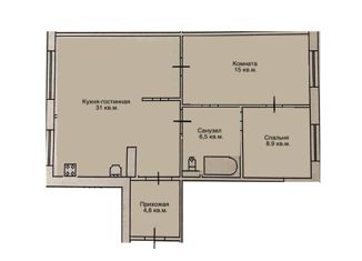 Продажа 3-комнатной квартиры, 66.1 м2, Санкт-Петербург, проспект Ударников, 56к1Б, проспект Ударников