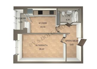 Продаю 1-ком. квартиру, 43.05 м2, Всеволожск, проспект Добровольского, 20к2, ЖК Лучший выбор