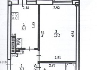 Продажа 1-комнатной квартиры, 33 м2, деревня Алексеевка, Центральная улица, 56/2